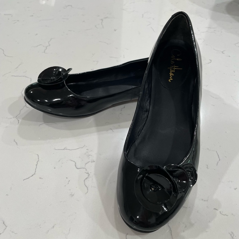 Cole Haan patent leather flats